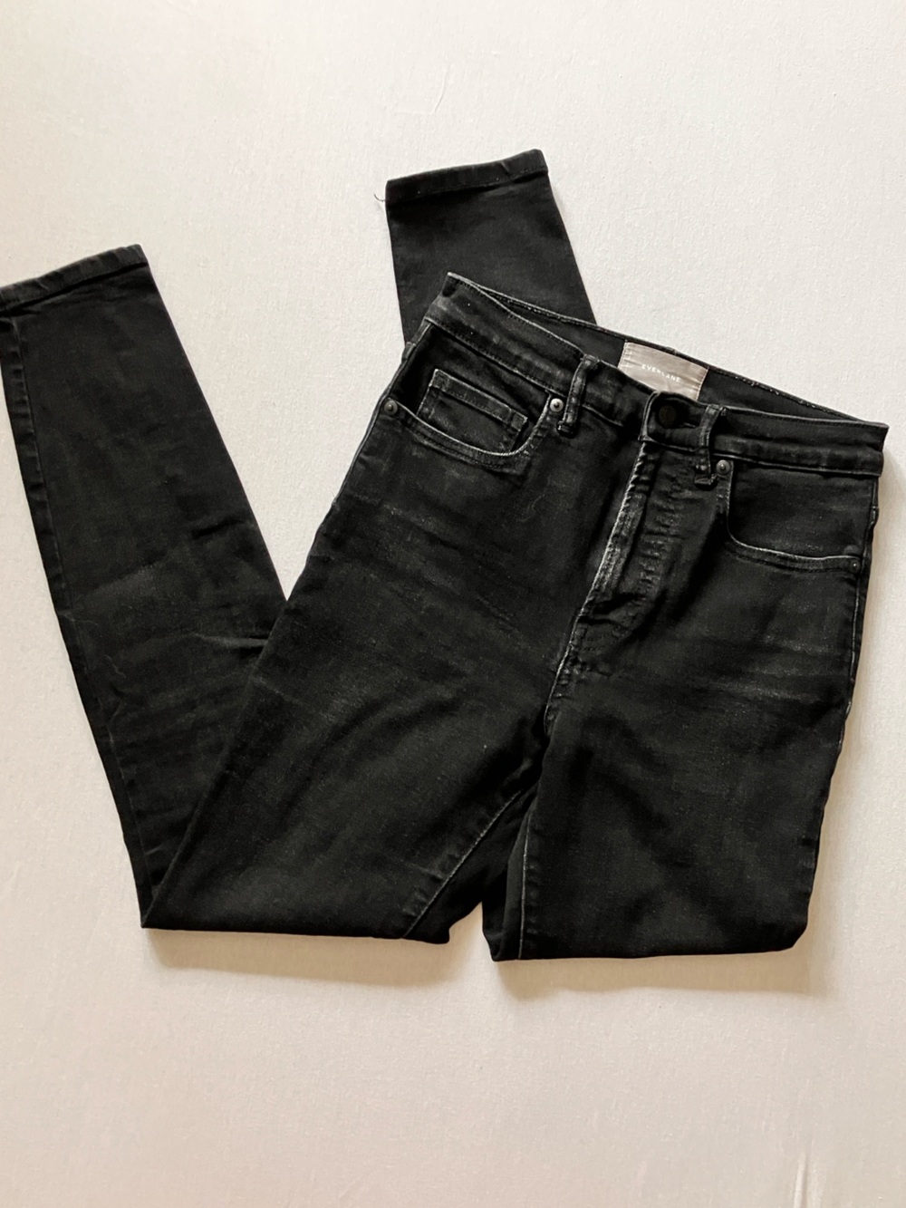 Everlane Skinny Jeans in Black Wash